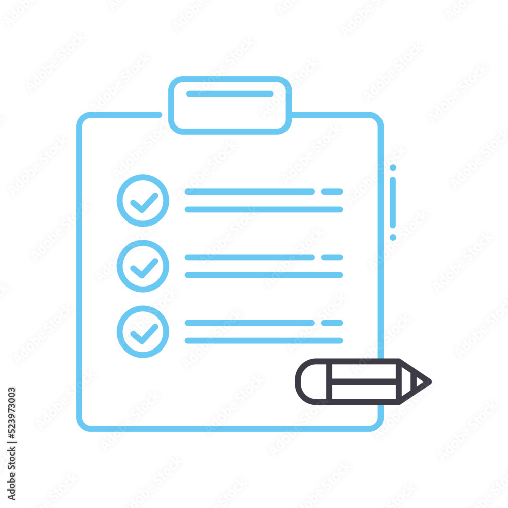 schedule line icon, outline symbol, vector illustration, concept sign schedule line icon, outline symbol, vector illustration, concept sign