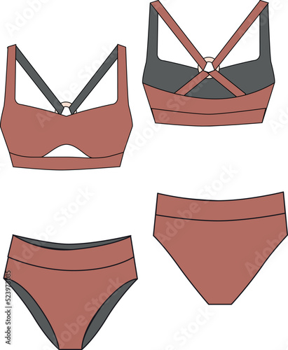 set of bra and bikini