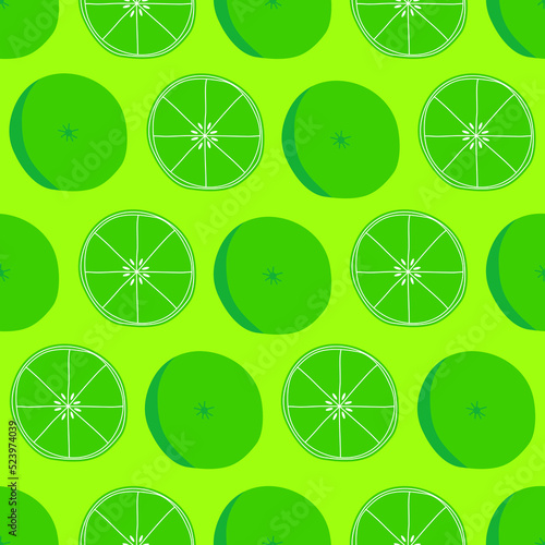 Seamless fruit pattern for background. Hand drawn