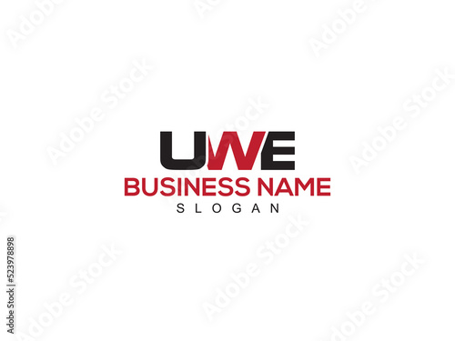 New Alphabet UWE Letter Logo, Creative uwe Logo Icon Vector Stock