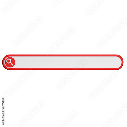 Blank minimal search bar box on transparent background. 3D Illustration Free Download Blank minimal search bar box on transparent background. 3D Illustration - GFXLoad