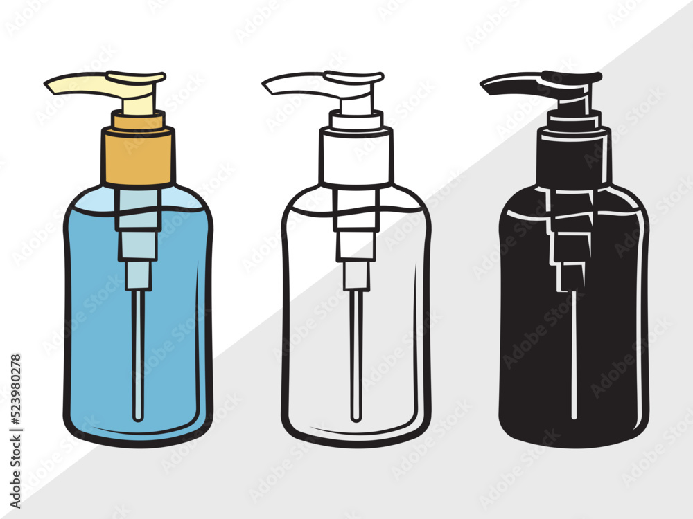 Hand Sanitizer Clipart SVG | Sanitizer Svg | Sanitizer Bottle Svg