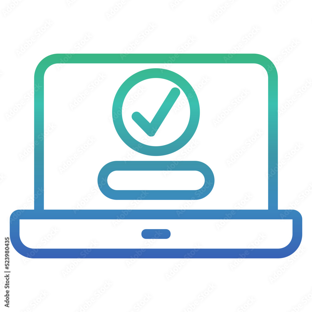 Online Banking gradient icon