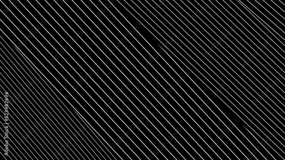 Abstract background with black and white stripes.Seamless loop video. Abstract background with black and white stripes.Seamless loop video.