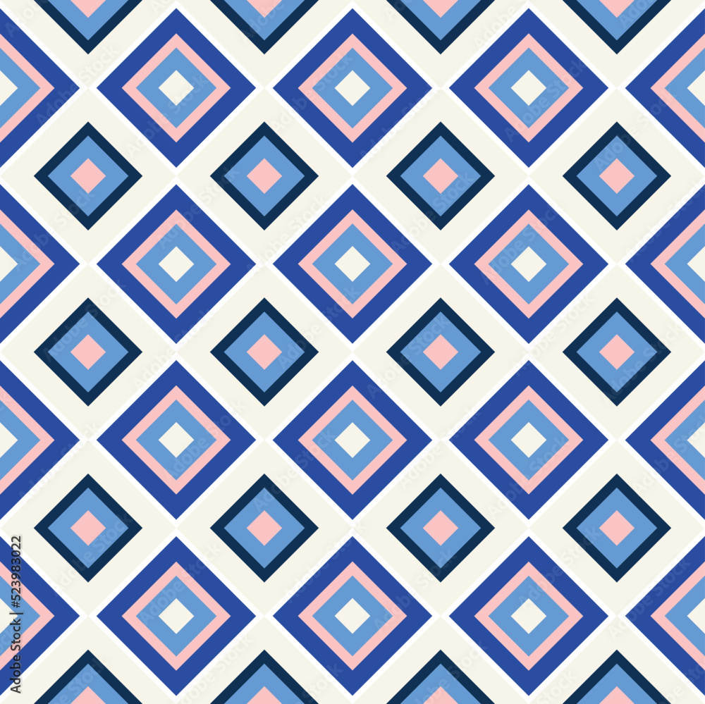 Abstract Diagonal Squares Diamond Shaped Geometric Retro Pattern Trendy Fashion Colors Perfect for Allover Fabric Print or Wrapping Paper Abstract Diagonal Squares Diamond Shaped Geometric Retro Pattern Trendy Fashion Colors Perfect for Allover Fabric Print or Wrapping Paper