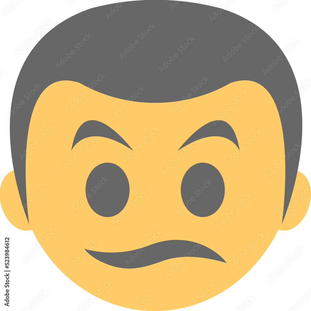 Fototapeta premium Confused Emoji