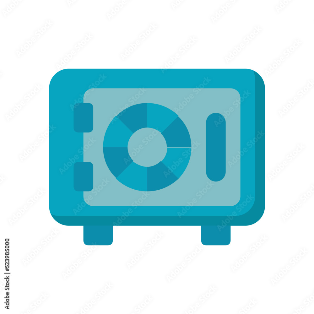 Safe box , Online Banking flat icon. Safe box , Online Banking flat icon.