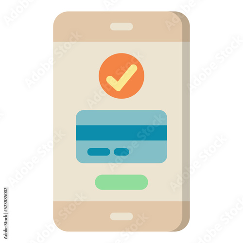 Online Banking flat icon.