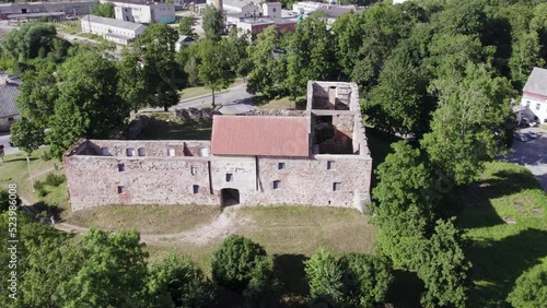 The ruins of the Aispute Castle.