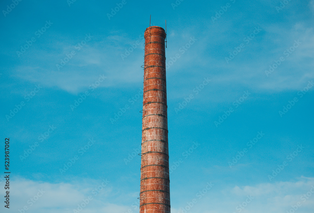 Chimney of a factory. 