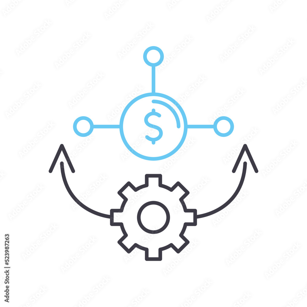 interanational address line icon, outline symbol, vector illustration, concept sign interanational address line icon, outline symbol, vector illustration, concept sign