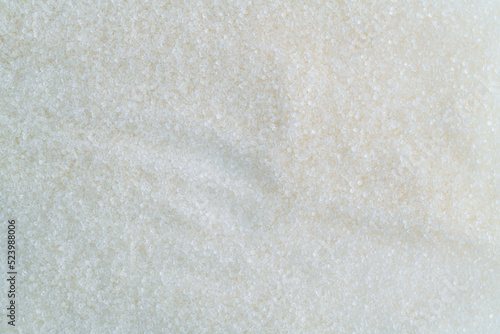 Background of white sugar crystals