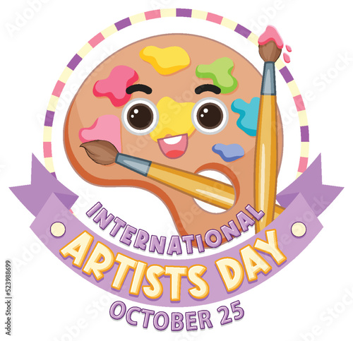 International Artists Day Banner Design