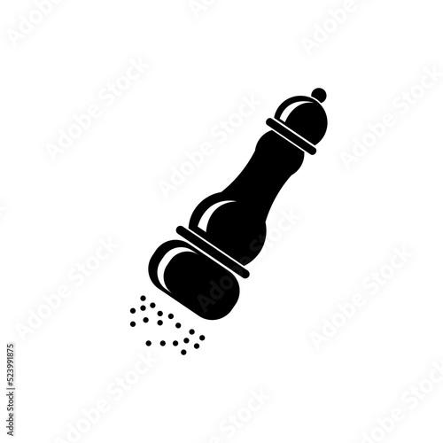 Salt and pepper shaker icon.