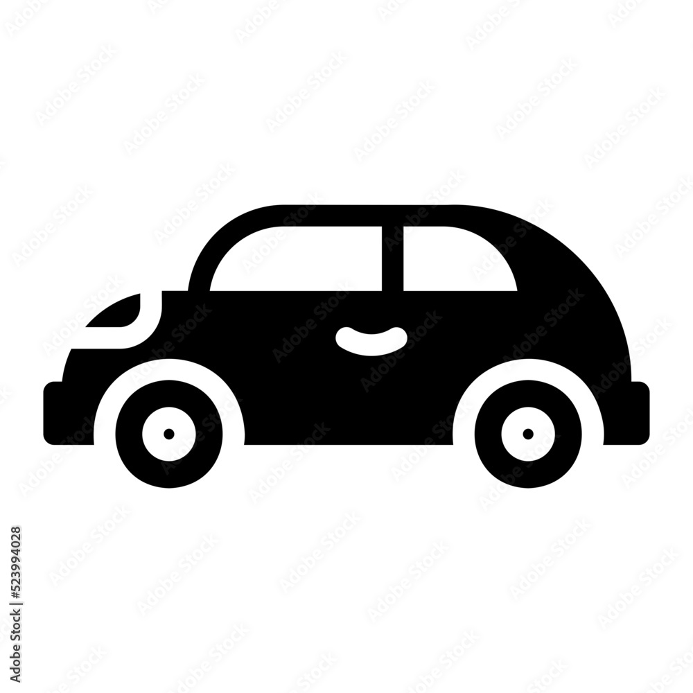 car glyph icon