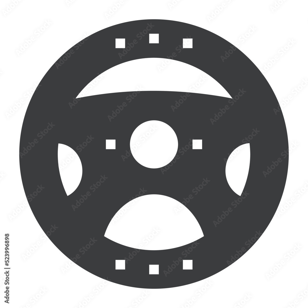 Fototapeta premium Steering Wheel Icon