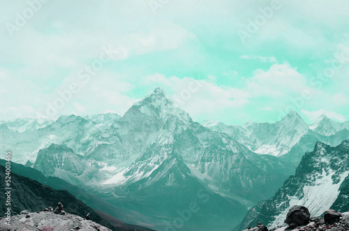 Mount Everest Landscape View HD