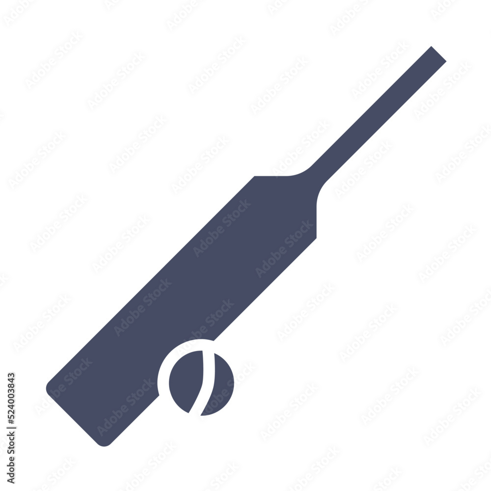 Cricket Bat Icon Cricket Bat Icon