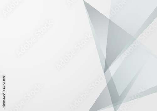 Transparent Triangle Business Vector  Gray
