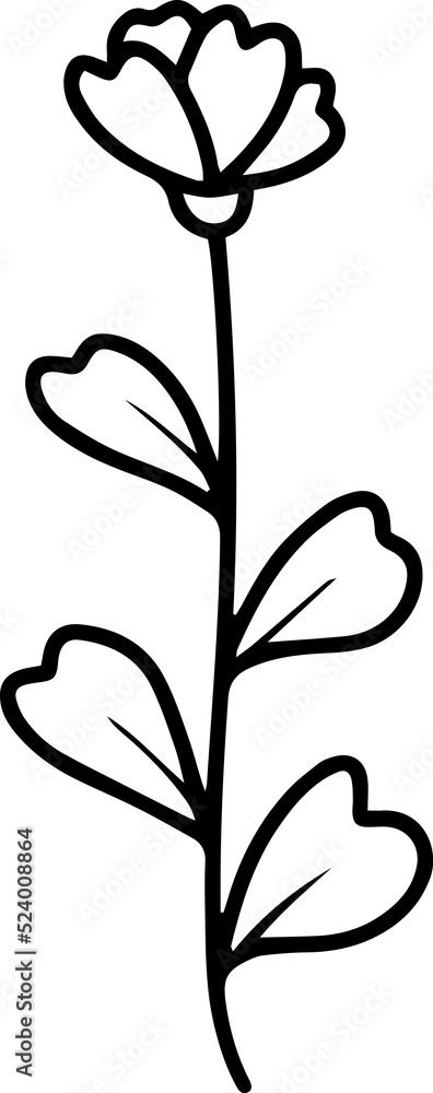 Hand Drawn Flower Sketch Line Art Illustration
Hand Drawn Flower Sketch Line Art Illustration