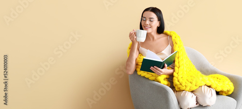 Beautiful young woman with ...