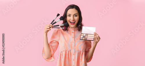 Beautiful young woman with ...