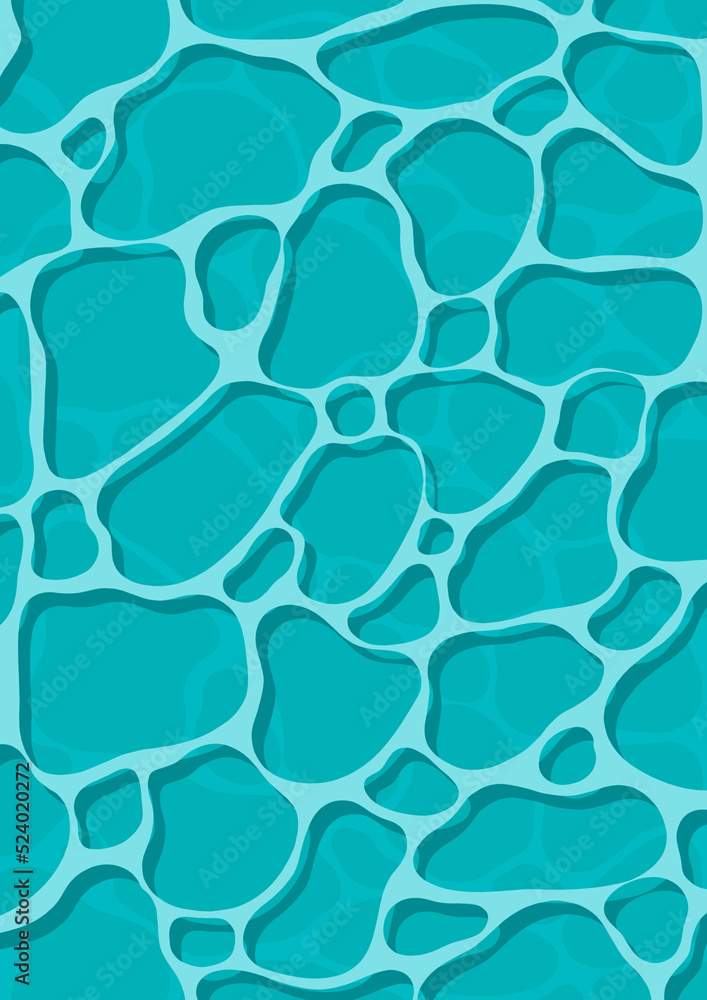 Water effect. Abstract design