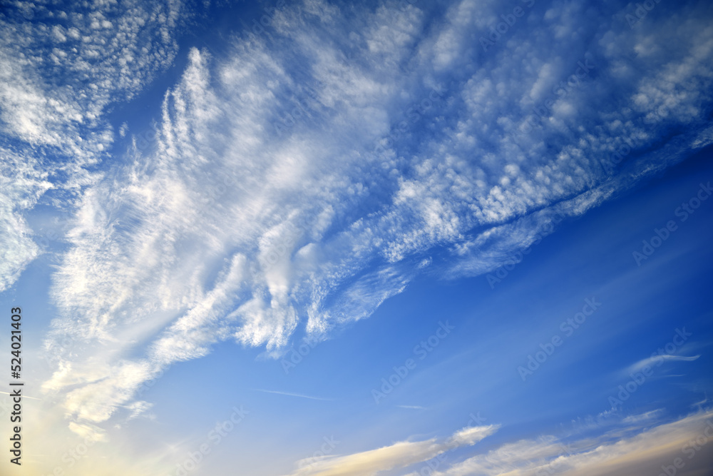 Pattern of the sky with clouds Stock Photo | Adobe Stock