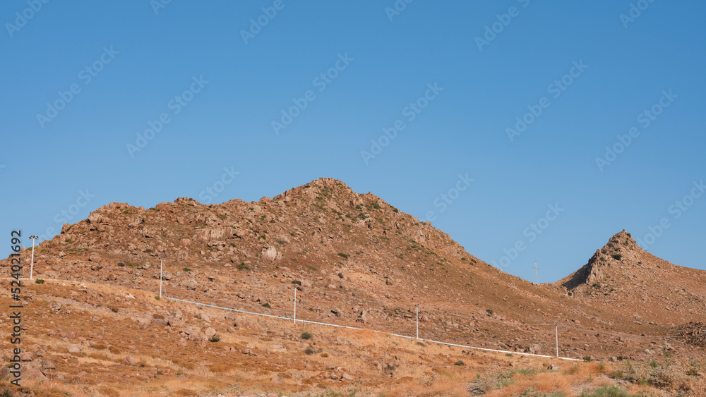 mountain landscape and electricity poles background mountain landscape and electricity poles background