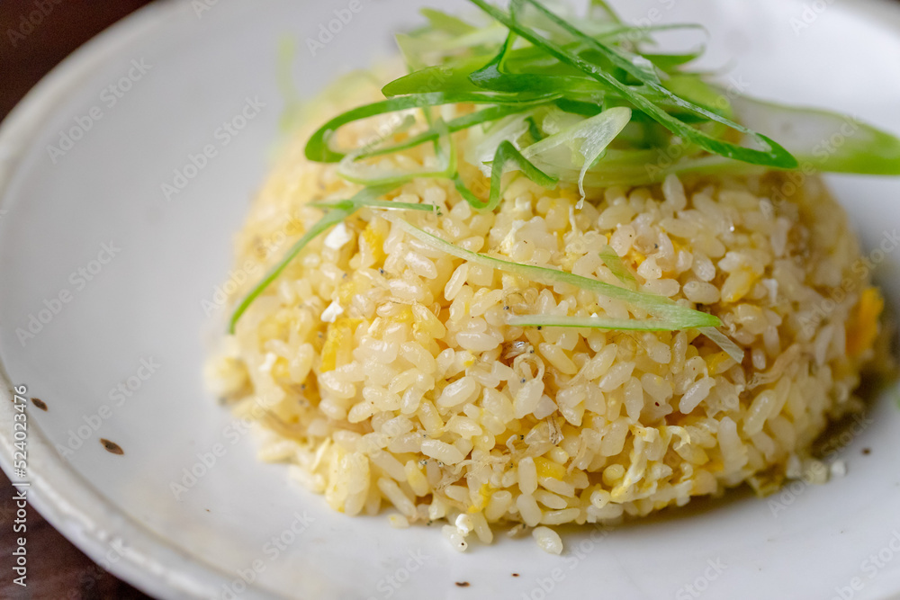 雑魚(じゃこ)の入ったチャーハン 雑魚(じゃこ)の入ったチャーハン