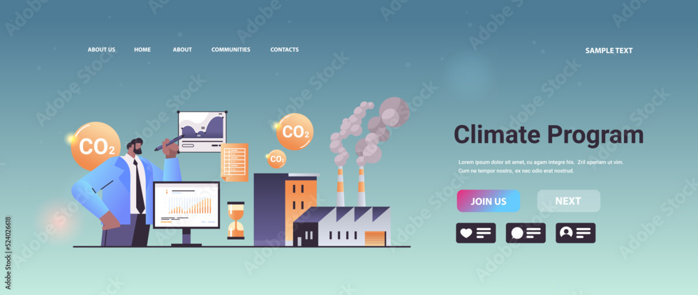 carbon credit climate program businessman analyzing statistic data graphs responsibility of co2 emission environment strategy carbon credit climate program businessman analyzing statistic data graphs responsibility of co2 emission environment strategy