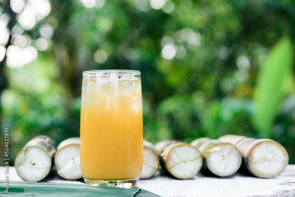 Fresh squeezed sugar cane juice, Sugar cane juice, Sugar cane drink