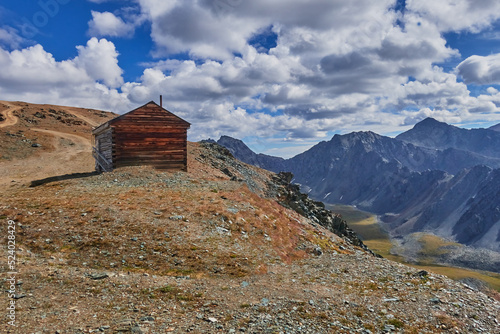 a house on the top of a mountain