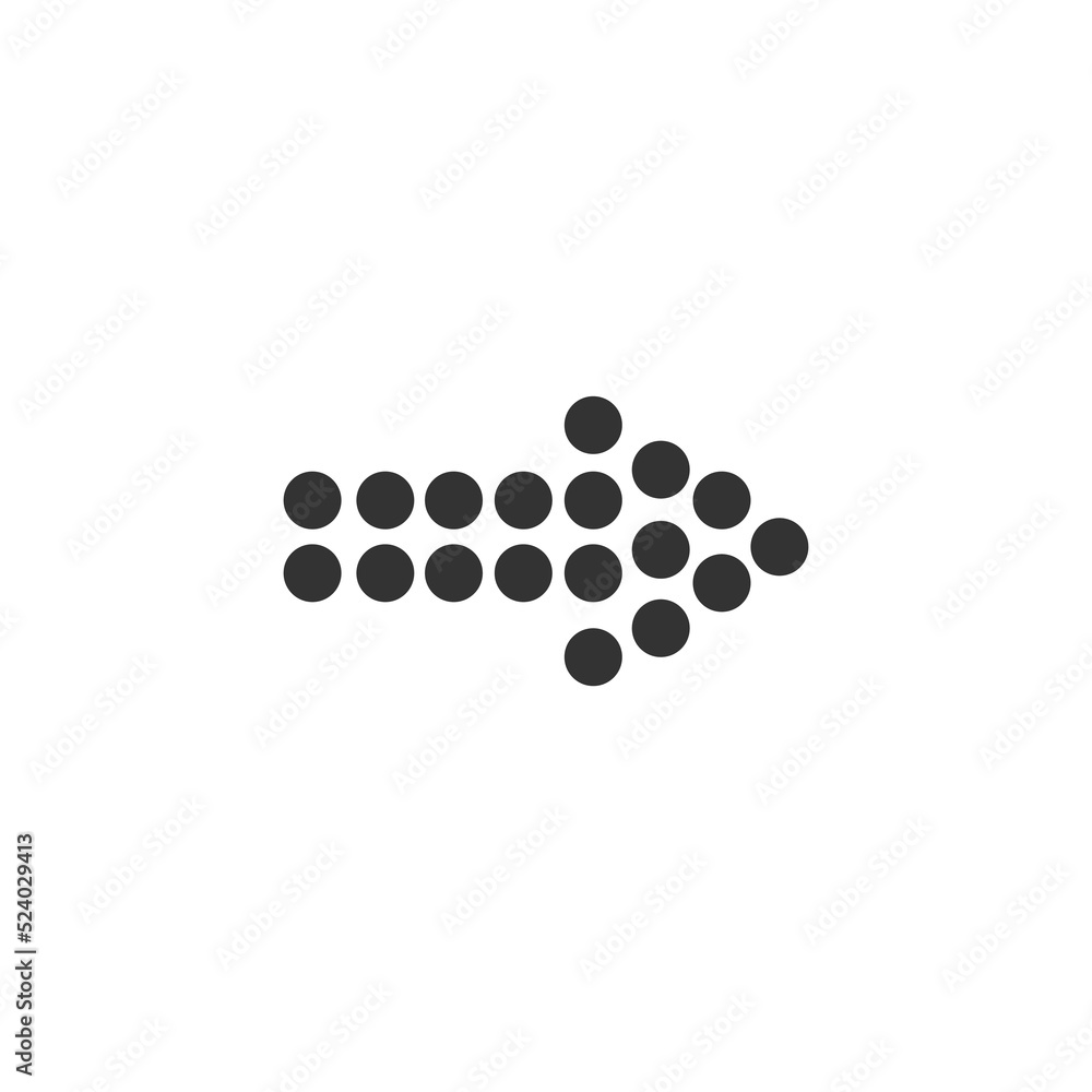 Arrow icon vector flat design illustration Arrow icon vector flat design illustration