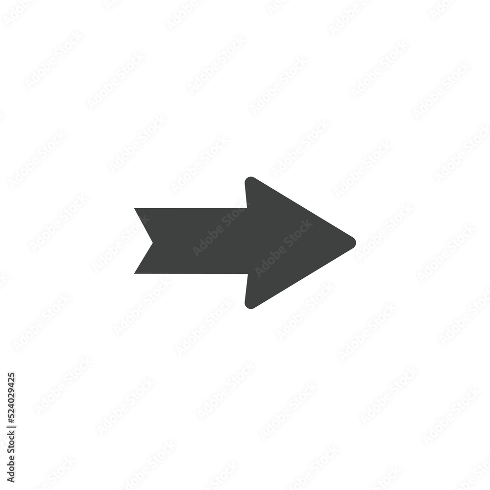 Arrow icon vector flat design illustration Arrow icon vector flat design illustration