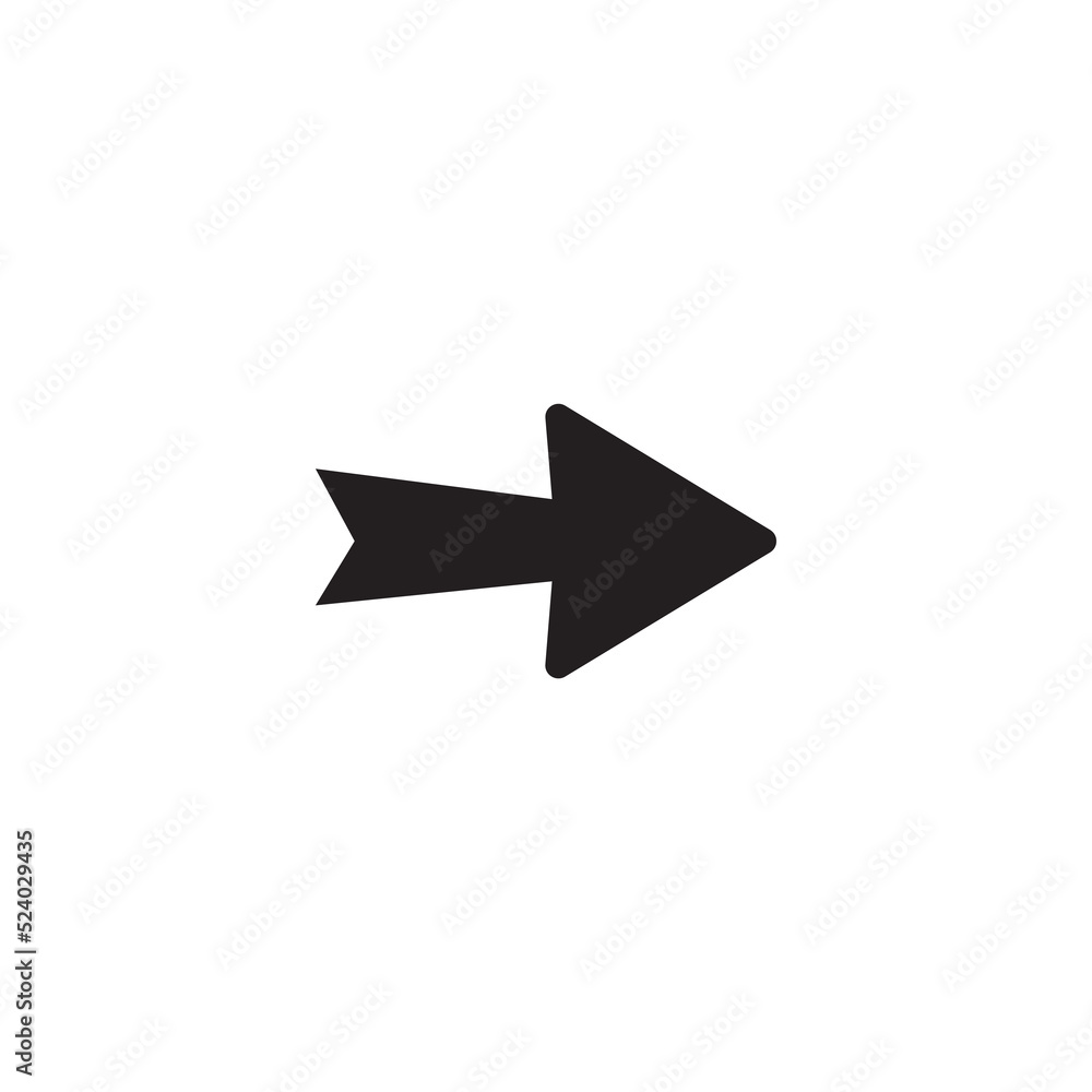 Arrow icon vector flat design illustration Arrow icon vector flat design illustration