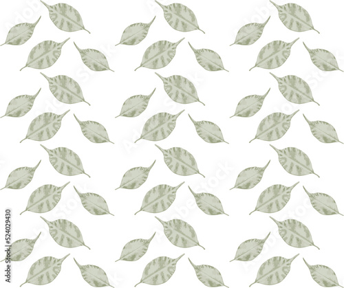 Leaves flying floral design. Seamless background. Modern texture for print, textile, etc.