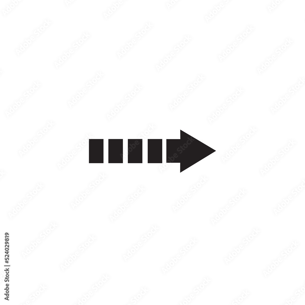 Arrow icon vector flat design illustration