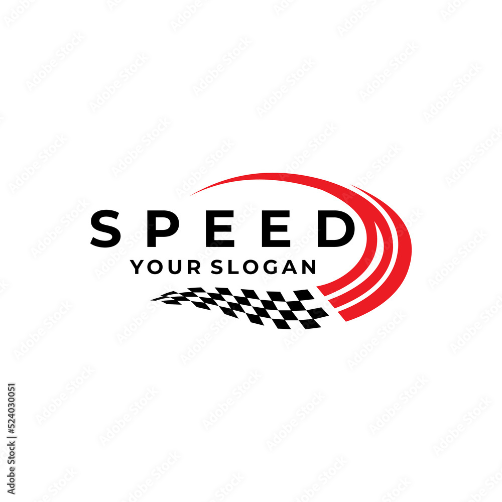 speed logo vector design template