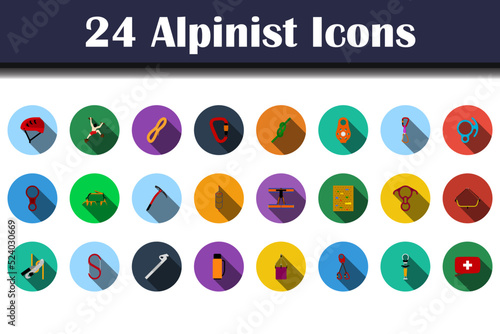 Alpinist Icon Set