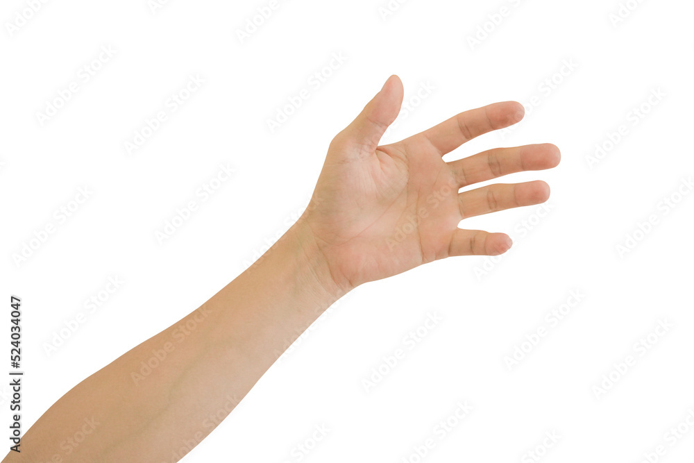 Man hand gesture isolated on transparent background - PNG format. Man hand gesture isolated on transparent background - PNG format.