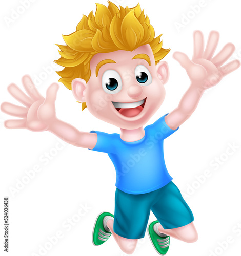 Happy Cartoon Boy
