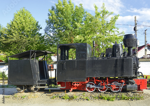 Viseu de Sus, Maramures, Romania - Steam train Mocanita from North Romania photo