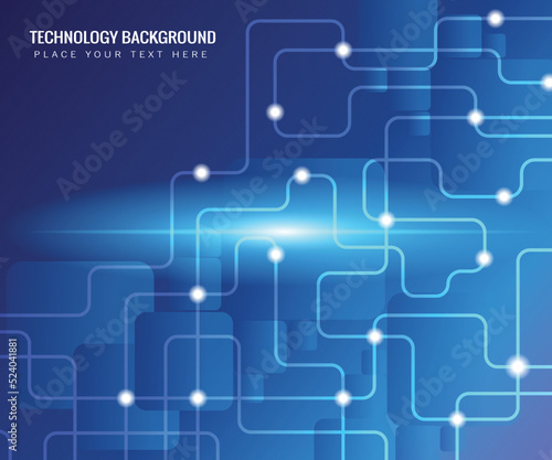 Circuit technology background with hi-tech digital data connection system and computer electronic design