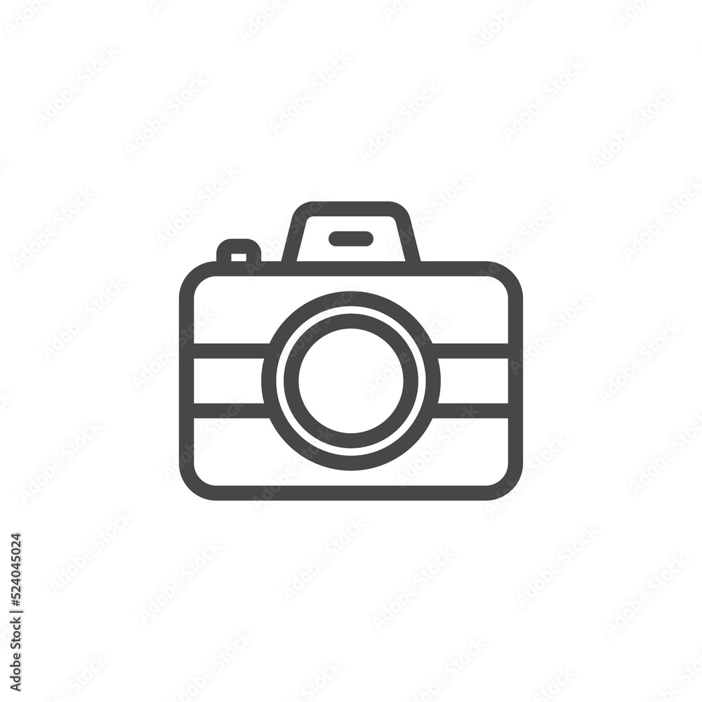 camera icon or logo isolated sign symbol vector illustration. Camera symbol for your web site design, logo, app, UI. Vector illustration, EPS10. camera icon or logo isolated sign symbol vector illustration. Camera symbol for your web site design, logo, app, UI. Vector illustration, EPS10.