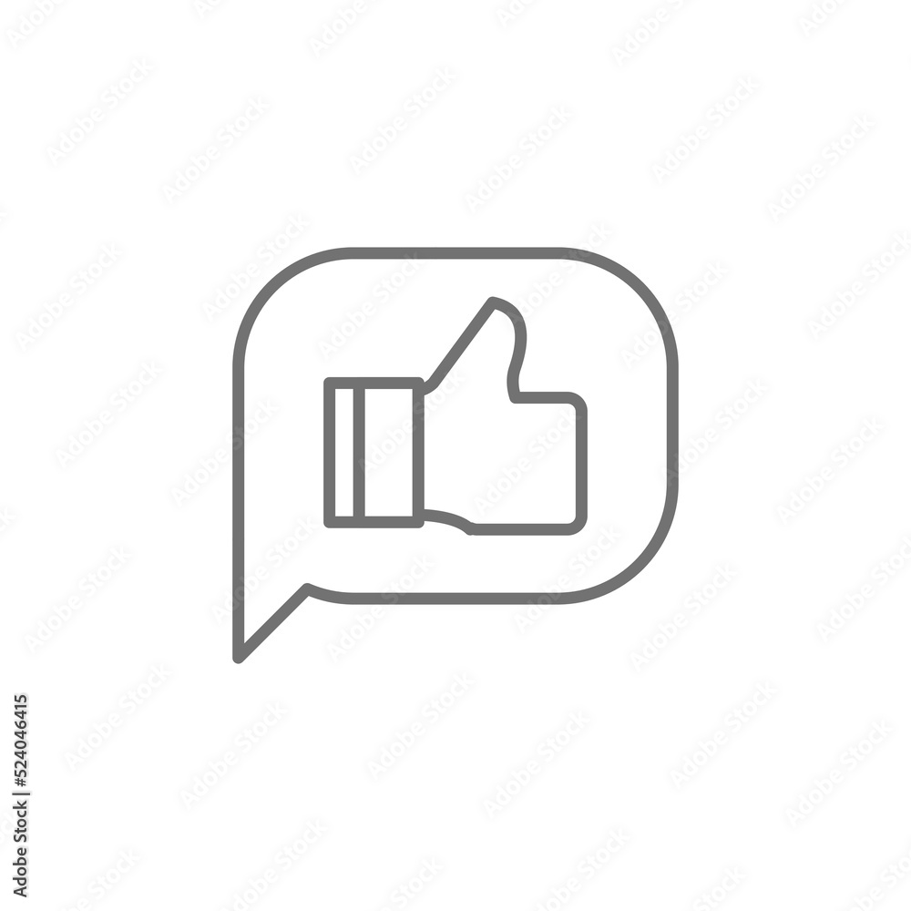 Likes with comment icon line symbol. Premium quality isolated feedback element in trendy style. Appreciations Simple Icon. Positive customer feedback linear icon. Excellent review. Likes with comment icon line symbol. Premium quality isolated feedback element in trendy style. Appreciations Simple Icon. Positive customer feedback linear icon. Excellent review.
