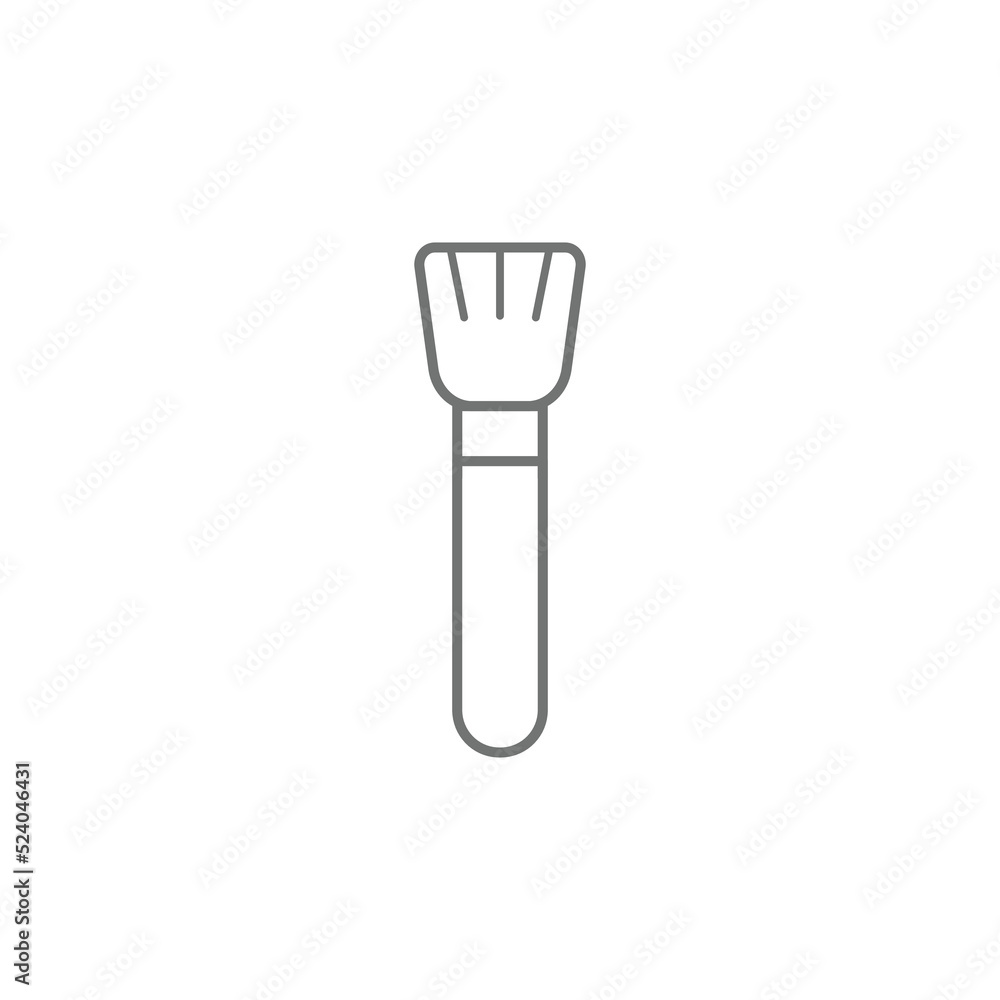 Make Up Brush Icon vector, Powder brush icon, Powder brush icon vector, in trendy flat style isolated on white background. Powder brush icon image, Powder brush icon illustration Make Up Brush Icon vector, Powder brush icon, Powder brush icon vector, in trendy flat style isolated on white background. Powder brush icon image, Powder brush icon illustration