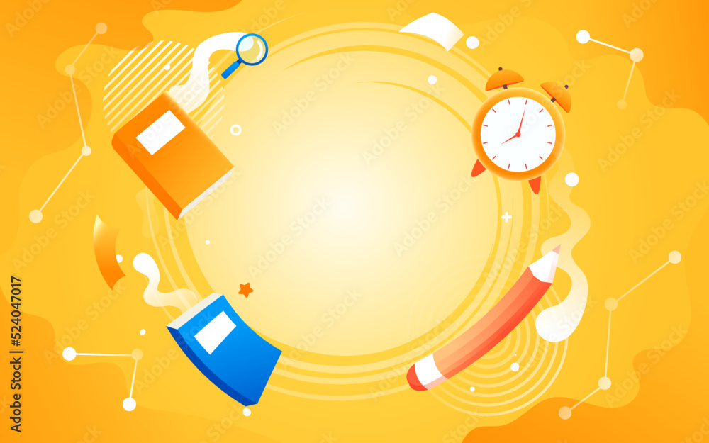 Obraz premium 开学13背景