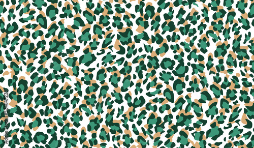 Abstract Seamless Multicolored Vector Leopard Spots Seamless Pattern Trendy Fashion Colors New Season Allover Fabric Print Design Modern Tiny Dots