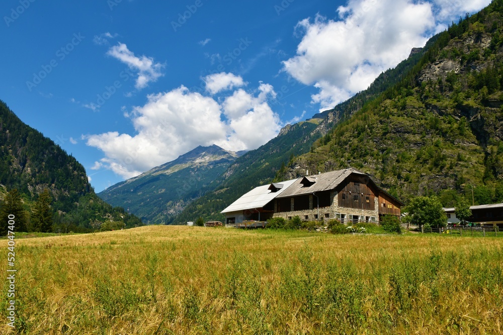 Old farm building in Malta valley in Carinthia, Austria Old farm building in Malta valley in Carinthia, Austria